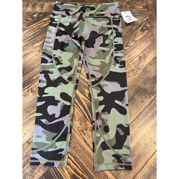 Zyia Active Light & Tight Hi Rise Workout Legging Pants Women 12 Running Pockets - Picture 1 of 9